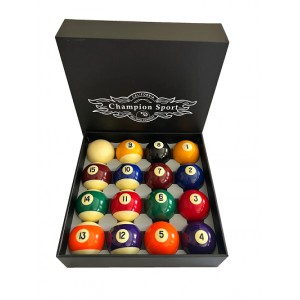 CHAMPION PREMIUM 2-1/4" BILLIARD POOL BALL SET COMPLETE 16 BALL SET